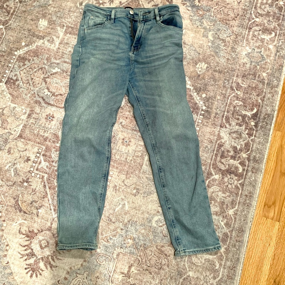 BDG girlfriend high waisted cropped jeans